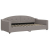 Sofa rozsuwana, kolor taupe, 100x200 cm, tkanina