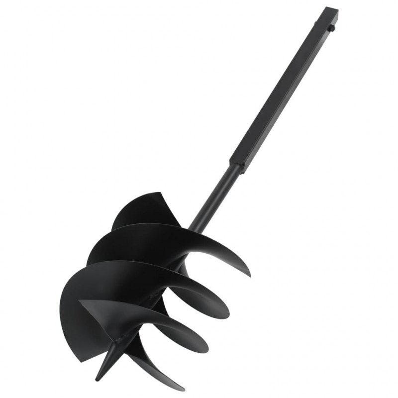 Świder glebowy z uchwytem, 250 mm, przedłużany, 8 m, stal