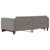Sofa rozsuwana, kolor taupe, 100x200 cm, tkanina