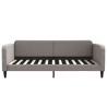 Sofa rozsuwana, kolor taupe, 100x200 cm, tkanina