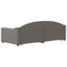 Sofa rozsuwana, kolor taupe, 90x200 cm, tkanina