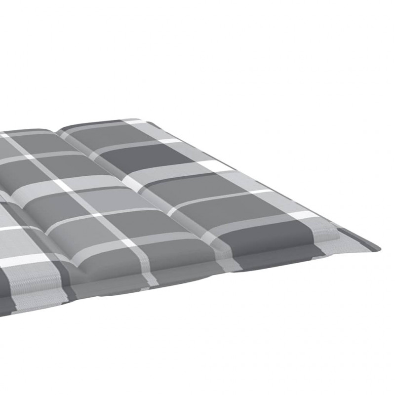 Ogrodowy leżak z poduszką, lite drewno akacjowe