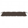 Ławka Batavia z poduszką taupe, 120 cm, lite drewno tekowe