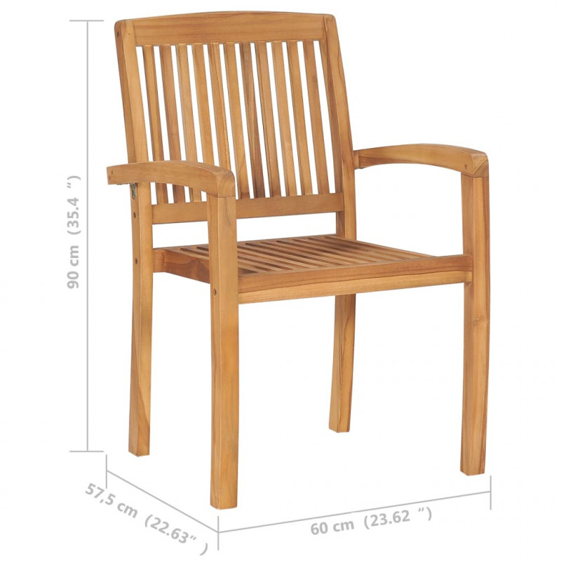 Krzesła ogrodowe, 2 szt., zielone poduszki, lite drewno tekowe