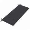 Ławka ogrodowa z poduszką, 120 cm, drewno akacjowe