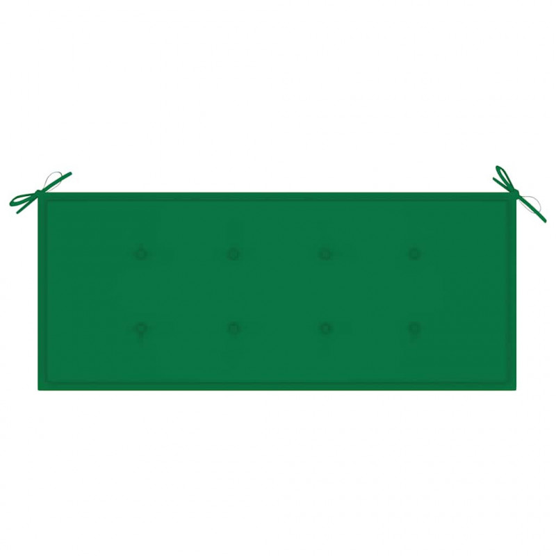 Ławka ogrodowa z poduszką, 120 cm, drewno akacjowe