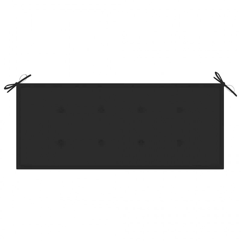 Ławka ogrodowa z poduszką, 120 cm, drewno akacjowe