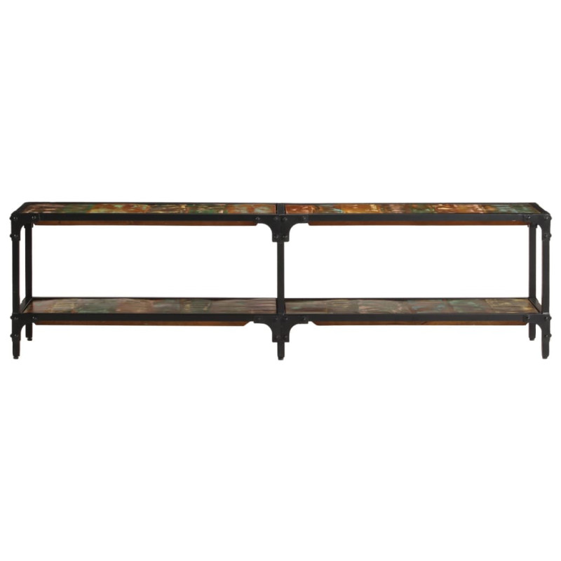 Szafka pod TV, 150x30x41 cm, lite drewno odzyskane