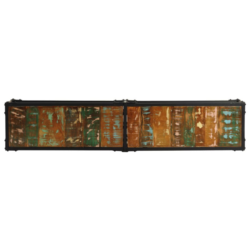 Szafka pod TV, 150x30x41 cm, lite drewno odzyskane