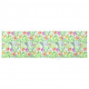 Składany leżak z poduszką, lite drewno akacjowe