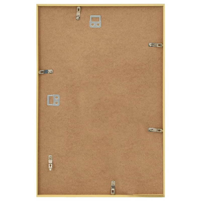Ramki na zdjęcia, 5 szt., ścienne, złote, 70x90 cm, MDF