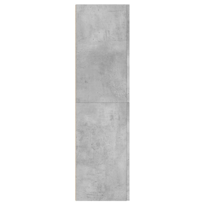 Szafka telewizyjna, szarość betonu, 30,5x30x110 cm