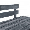 Ogrodowa sofa środkowa z palet, impregnowane drewno sosnowe
