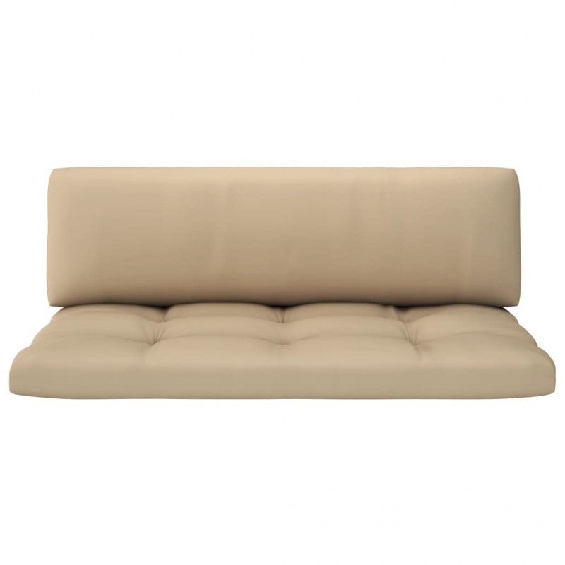 Ogrodowa sofa środkowa z palet, impregnowane drewno sosnowe