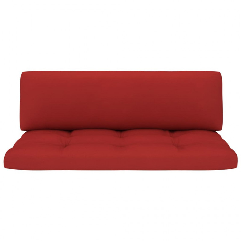 Ogrodowa sofa środkowa z palet, impregnowane drewno sosnowe