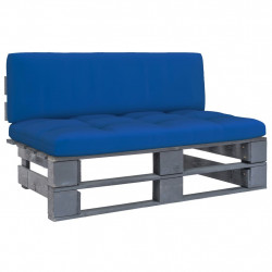 Ogrodowa sofa środkowa z palet, impregnowane drewno sosnowe