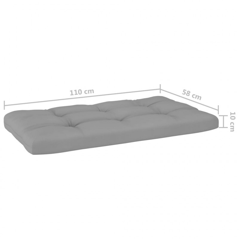Ogrodowa sofa środkowa z palet, impregnowane drewno sosnowe