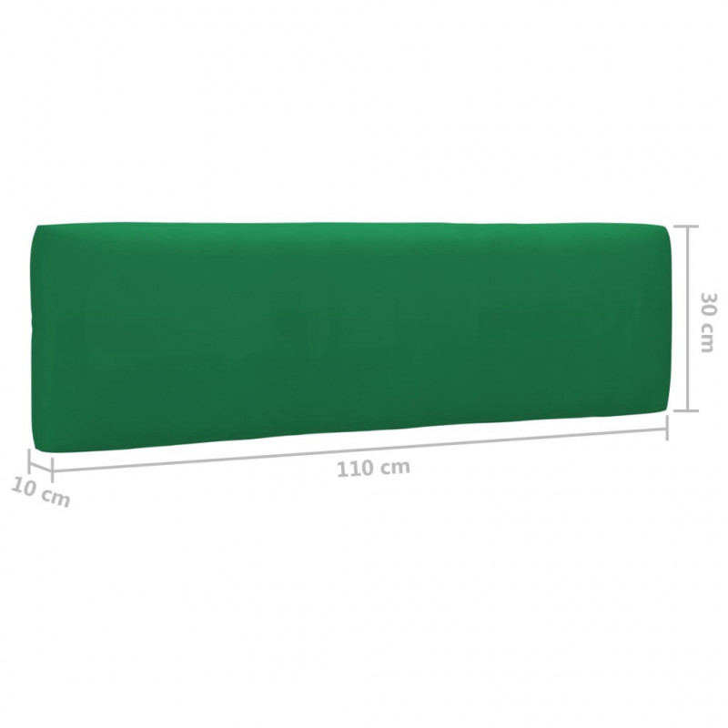 Ogrodowa sofa środkowa z palet, impregnowane drewno sosnowe