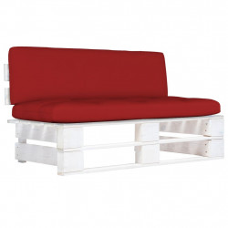 Ogrodowa sofa środkowa z palet, impregnowane drewno sosnowe