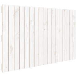 Wezgłowie łóżka, białe, 108x3x60 cm, lite drewno sosnowe