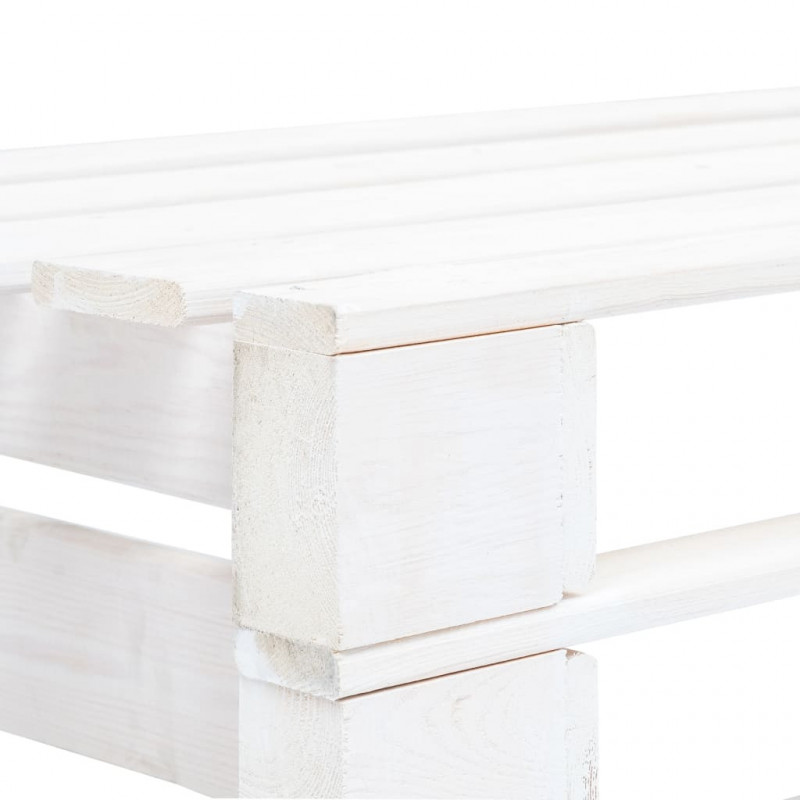 Ogrodowa sofa środkowa z palet, impregnowane drewno sosnowe