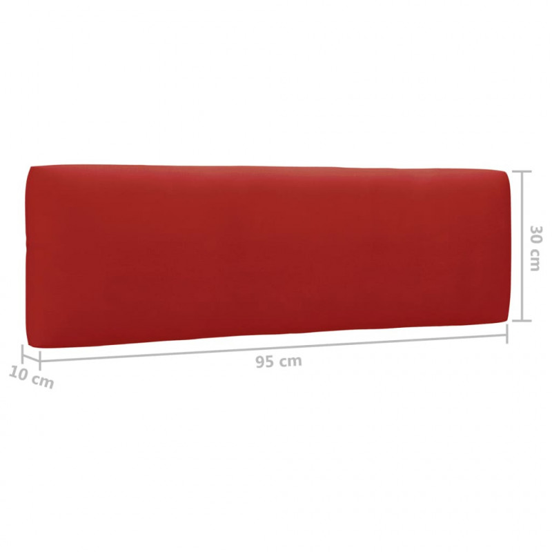 Ogrodowa sofa środkowa z palet, impregnowana na czarno sosna