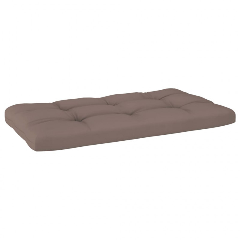 Ogrodowa sofa środkowa z palet, impregnowana na czarno sosna