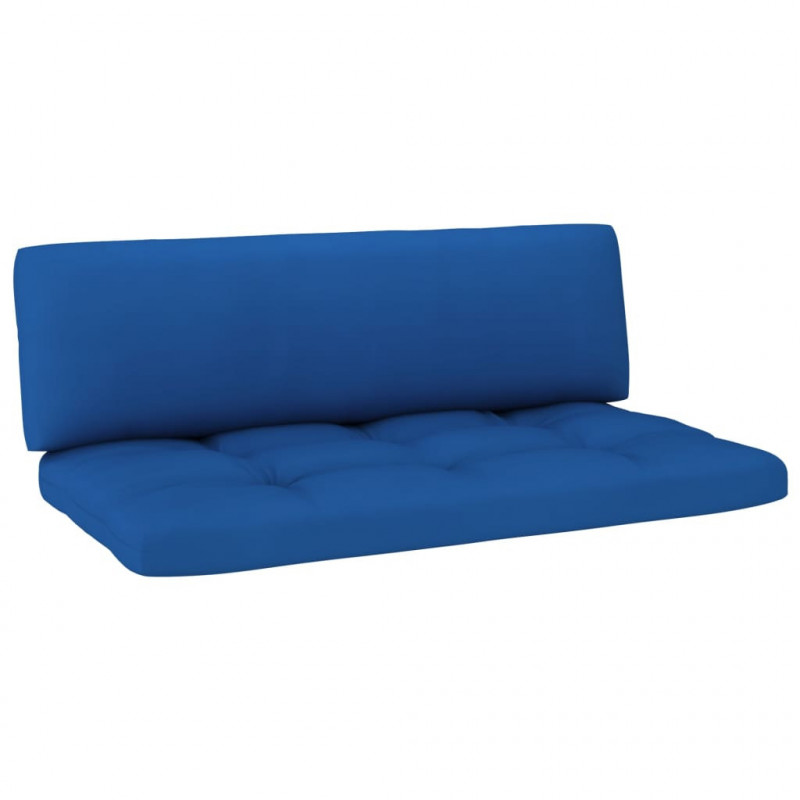 Ogrodowa sofa środkowa z palet, impregnowana na czarno sosna