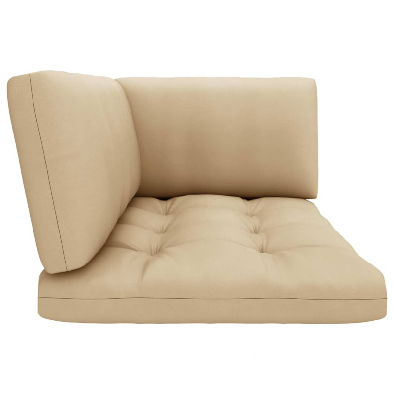 Ogrodowa sofa narożna z palet, impregnowane drewno sosnowe