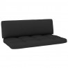 6-cz. zestaw wypoczynkowy z palet, z poduszkami, drewno sosnowe