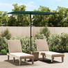 Parasol ogrodowy na aluminiowym słupku, 2x1,5 m, zielony
