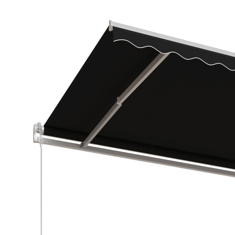 Automatycznie zwijana markiza, 450x350 cm, antracytowa