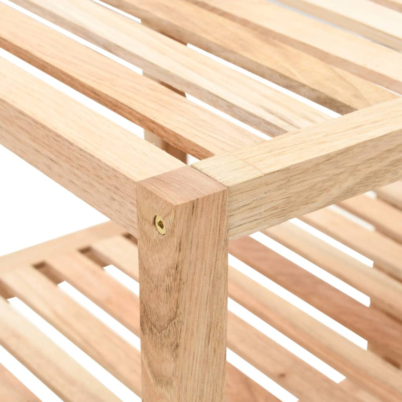 Regał łazienkowy z drewna orzecha włoskiego, 100 x 40 x 65 cm