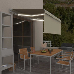 Automatyczna markiza z zasłoną, LED i czujnikiem, 3x2,5 m