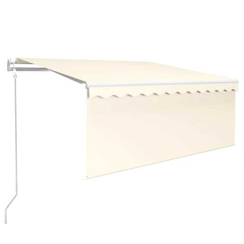 Automatyczna markiza z zasłoną, LED i czujnikiem, 3x2,5 m