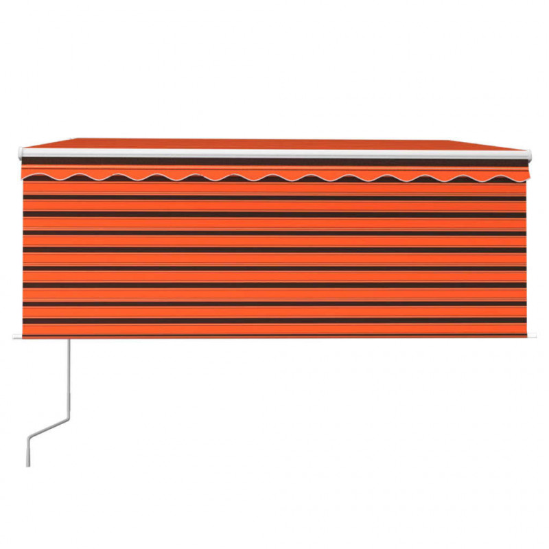 Automatyczna markiza z zasłoną, LED i czujnikiem, 3x2,5 cm