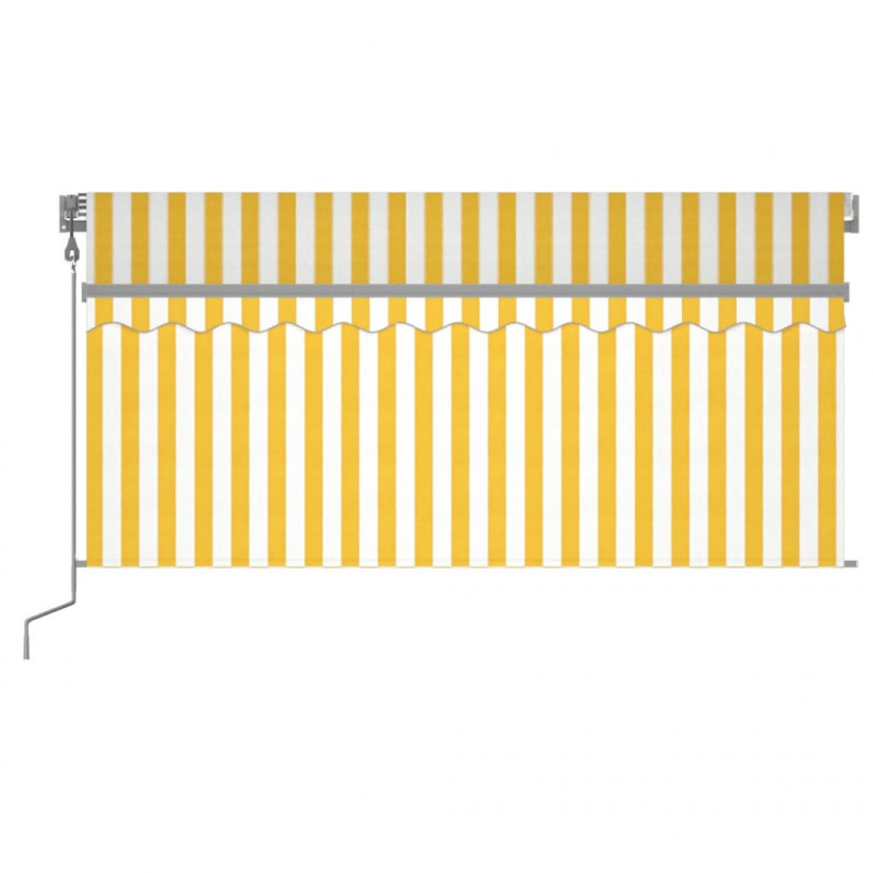 Automatyczna markiza z zasłoną, LED i czujnikiem, 3x2,5 m