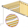 Automatyczna markiza z zasłoną, LED i czujnikiem, 3x2,5 m