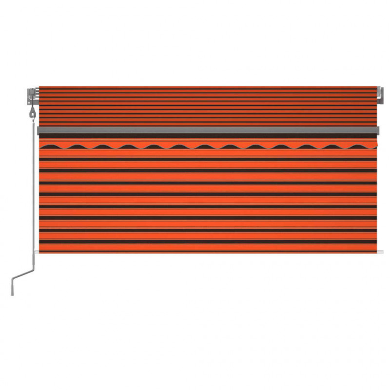 Automatyczna markiza z zasłoną, LED i czujnikiem, 3x2,5 m