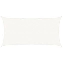 Żagiel przeciwsłoneczny, 160 g/m², biały, 3x6 m, HDPE