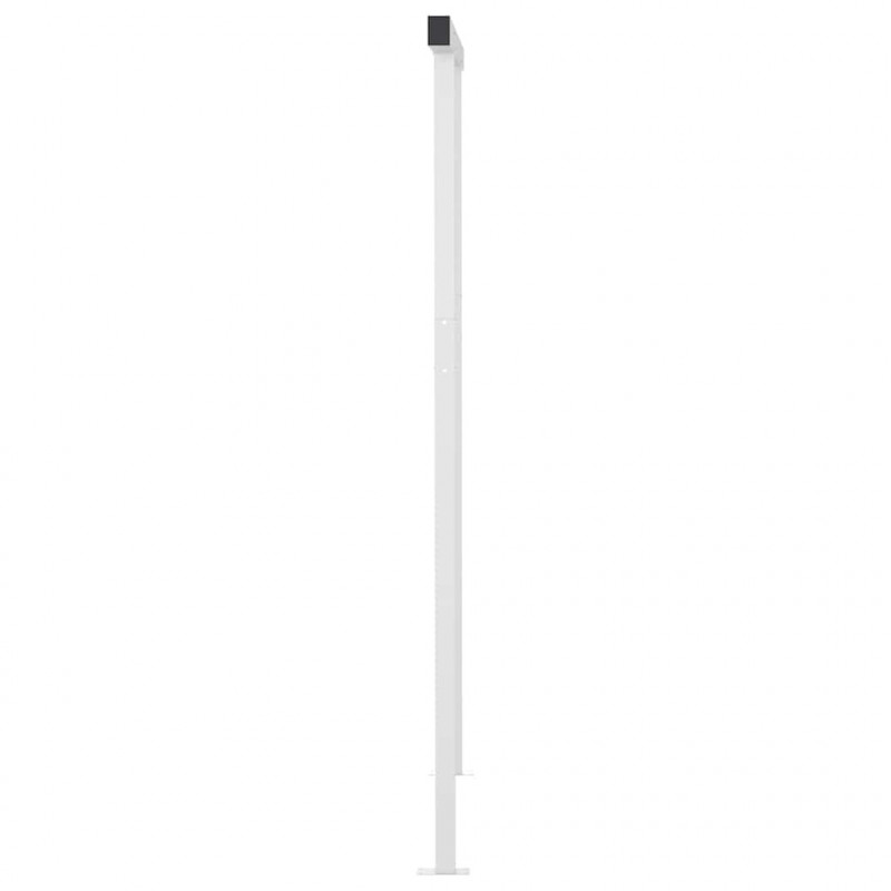 Ręcznie zwijana markiza z LED, 3x2,5 m, kremowa