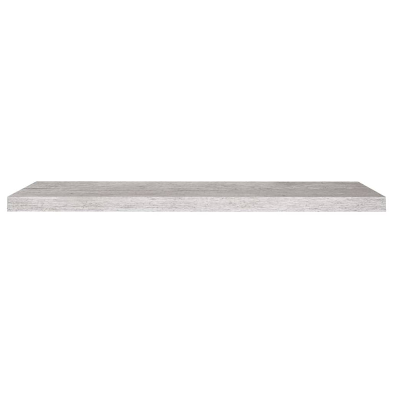 Półki ścienne, 2 szt., szarość betonu, 90x23,5x3,8 cm, MDF