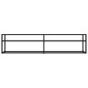 Szafka pod TV, biały marmur, 180x40x40,5 cm, szkło hartowane