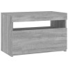 Szafka pod TV z oświetleniem LED, szary dąb sonoma, 60x35x40 cm