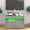 Szafka pod TV z oświetleniem LED, szary dąb sonoma, 60x35x40 cm
