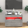 Szafka pod TV z oświetleniem LED, szary dąb sonoma, 60x35x40 cm