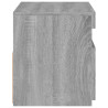 Szafka pod TV z oświetleniem LED, szary dąb sonoma, 60x35x40 cm