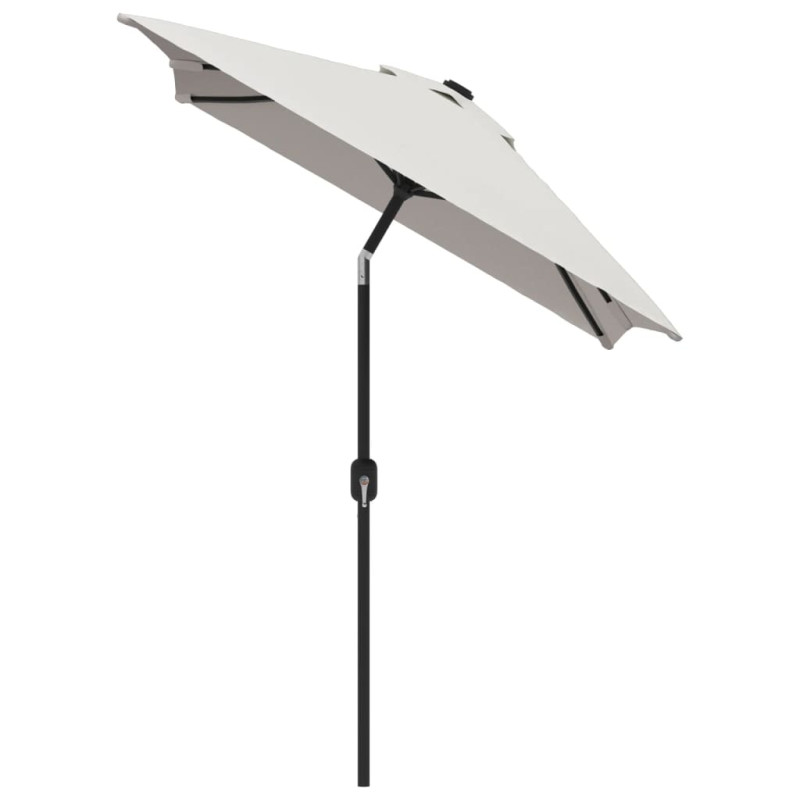 Prostokątny parasol ogrodowy, biały, 200x300 cm