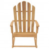 Bujane krzesła Adirondack, 2 szt., lite drewno tekowe