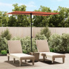 Parasol ogrodowy na aluminiowym słupku, 2x1,5 m, terakota